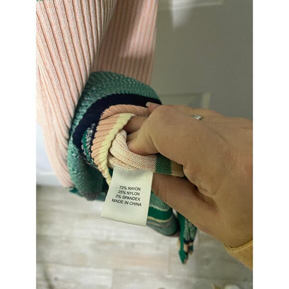 Tuckernuck Stevie Knit Striped Maxi Dress Size Medium - Picture 7 of 9